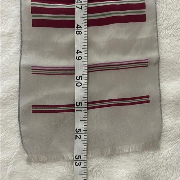 Dior Striped Pink and Gray Scarf - Picture 5 of 5